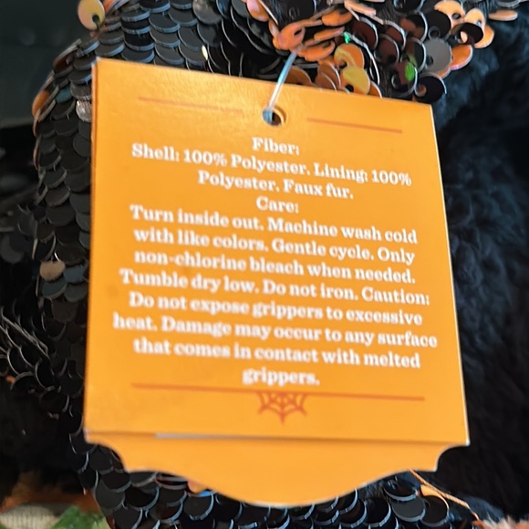 🌷3 for $12 Hyde & Eek Jack-o-lantern Slipper Gripper Socks S/M 5-7 Women - Picture 4 of 5